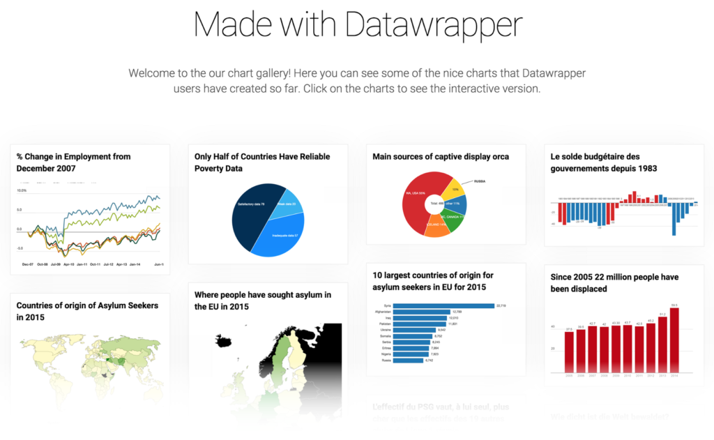 datawrapper dashboard