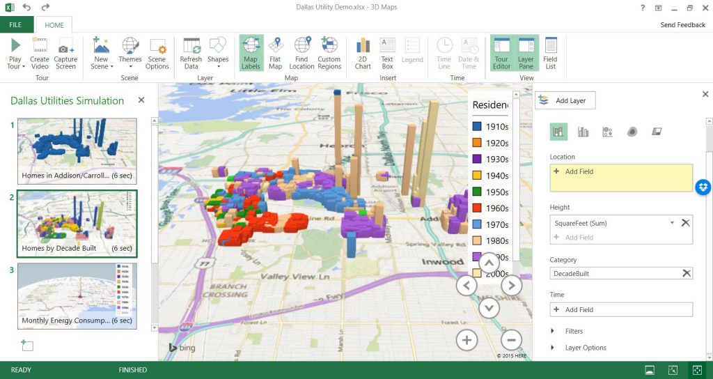 Leverage 3D Map or 3D Surface