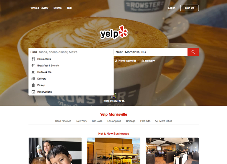 yelp ux design examples