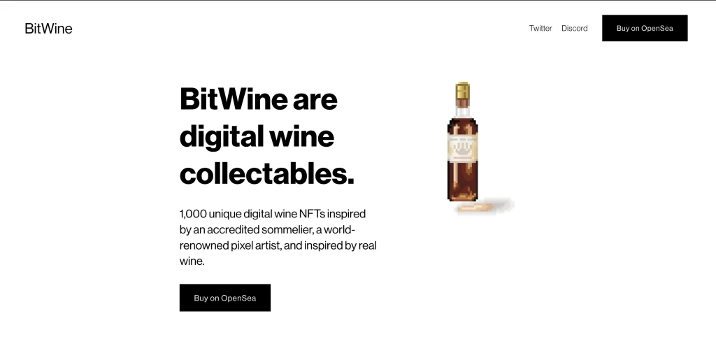 BitWine Wine NFT Marketplace