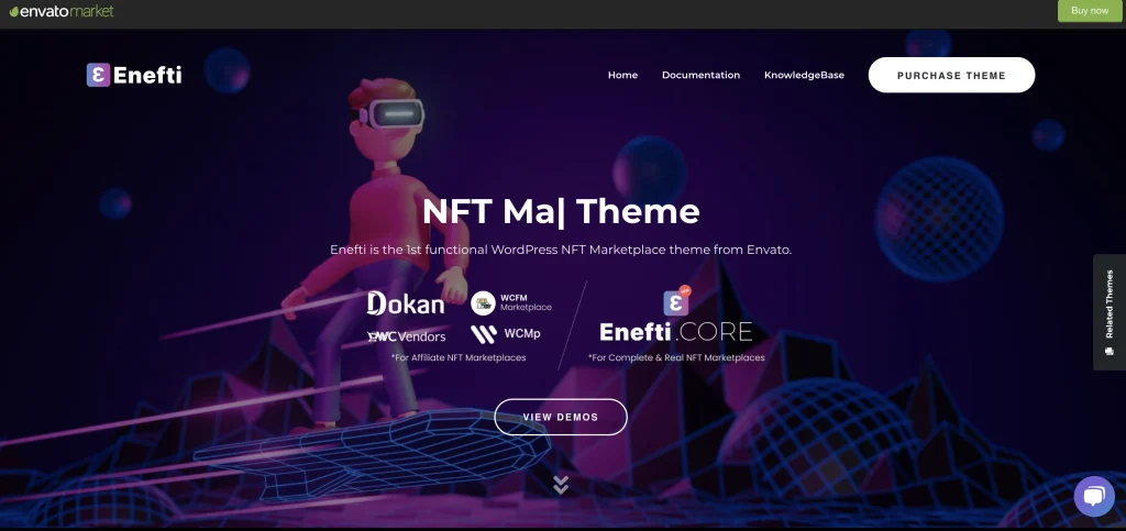 Enefti - NFT Marketplace WordPress Themes 