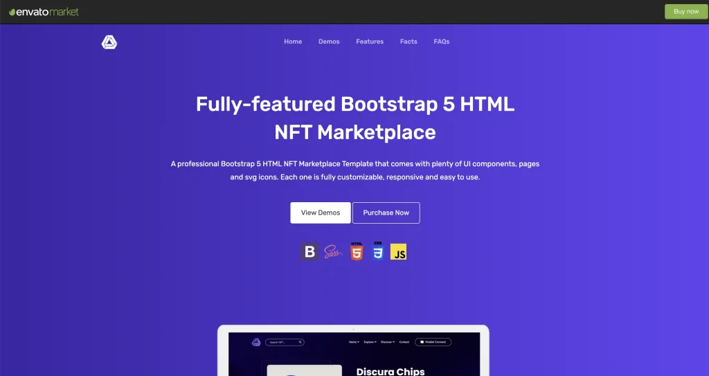NFT Marketplace WordPress Themes - Geniee's Live Preview
