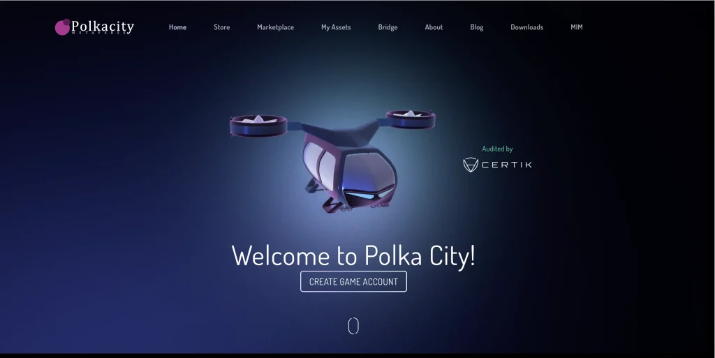 Polka City's website