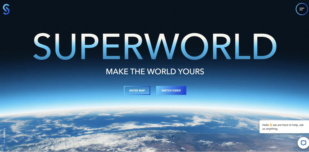 SuperWorld's website