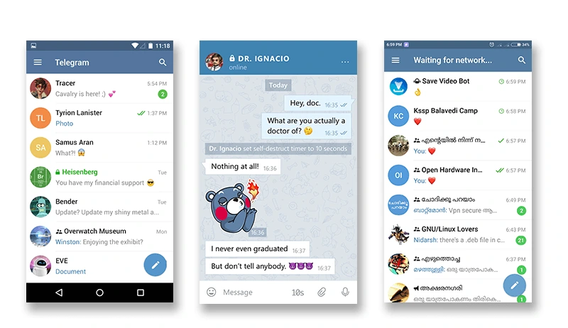 Telegrams PWA offers secured messaging