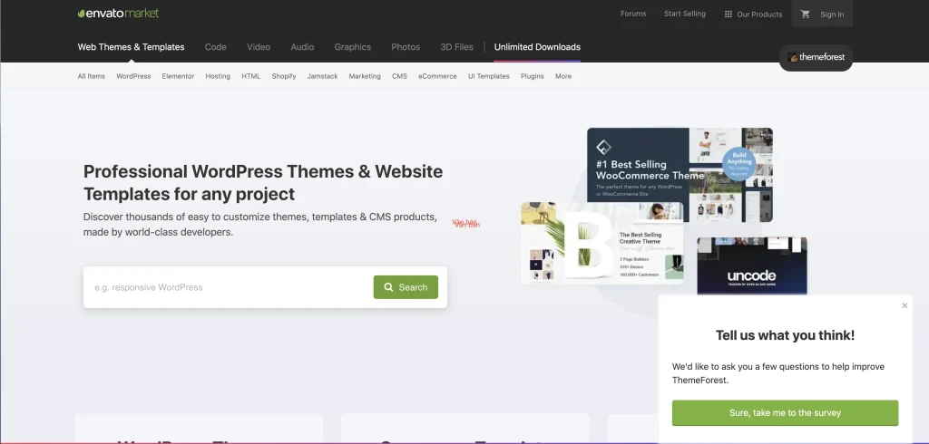 Themeforest is where to find the best NFT WordPress Themes