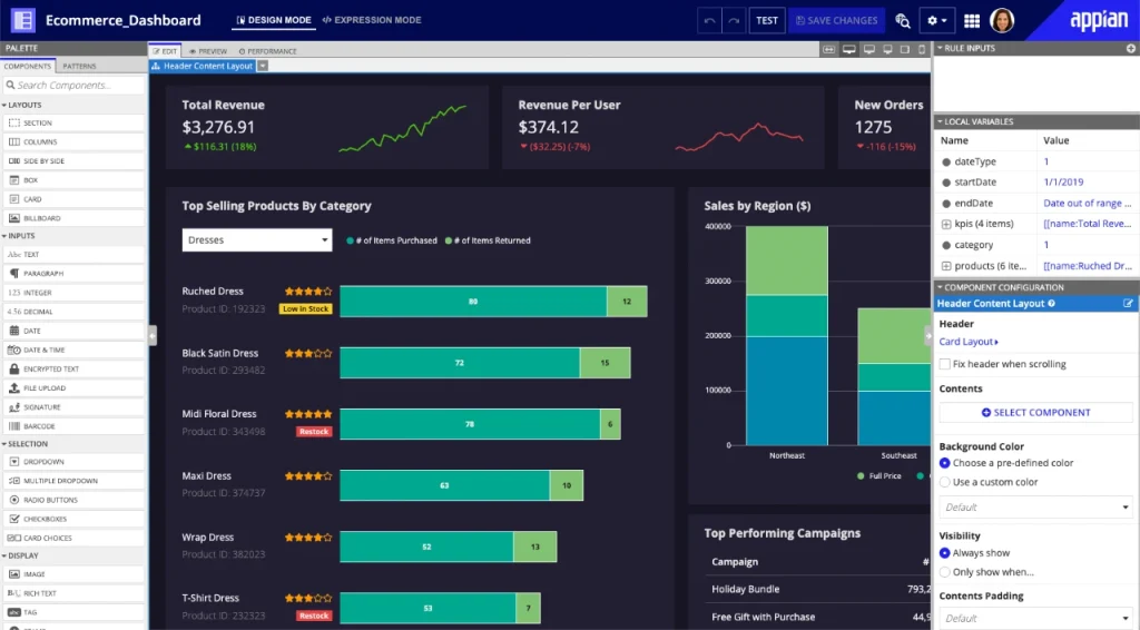 appian low code platforms