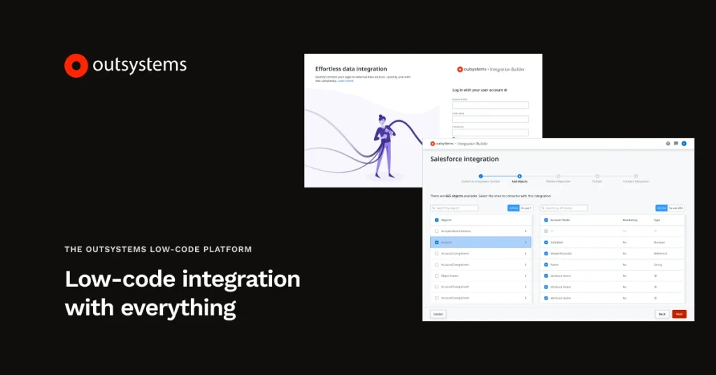 OutSystems can meet the demand of all-level users: front-end, back-end, database, and integration.  