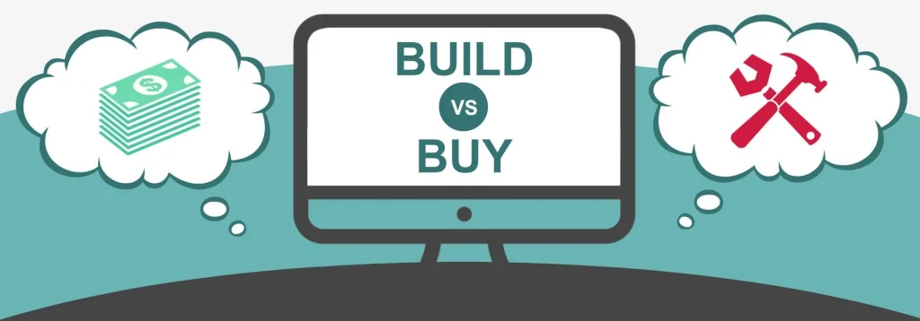 Buy or Build: A hard choice for businesses that requires lots of contemplation