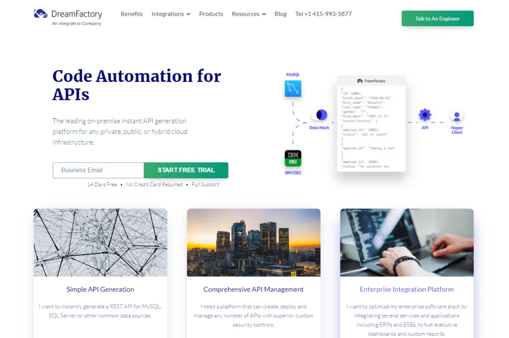 Dream Factory Low Code API Builder