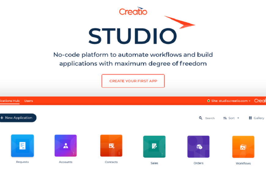 Review Of Creatio: The Niche Player In Low Code For CRM 