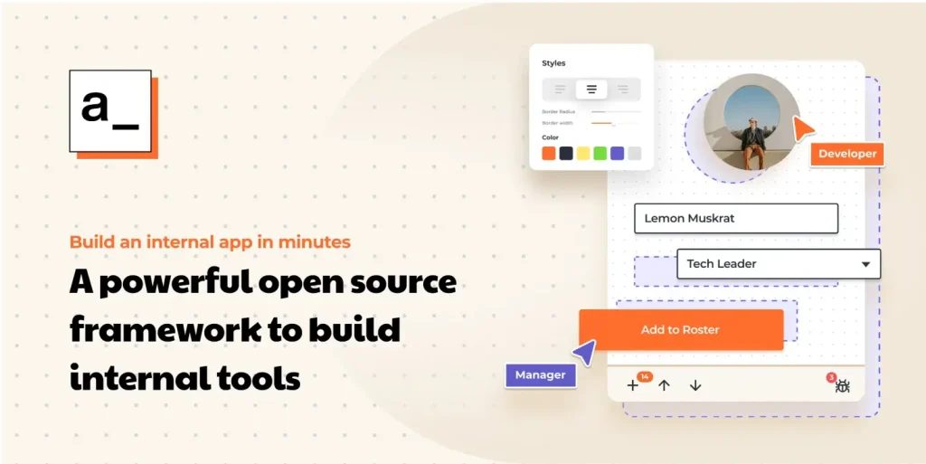 One of the first open-source low code platform to use  