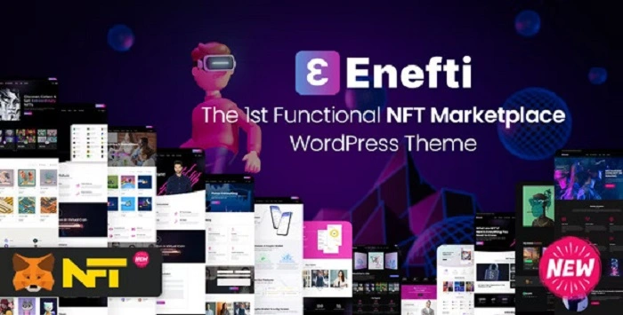 Enefti - NFT Marketplace WordPress Theme