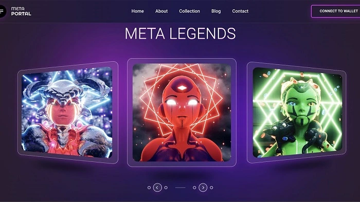 Meta Portal - NFT Portfolio and Landing Page