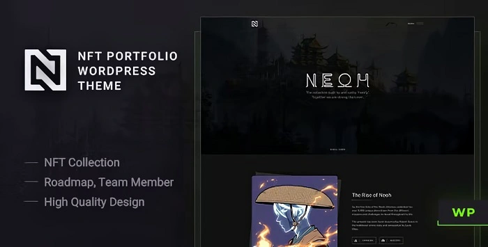 Neoh – NFT portfolio WordPress theme