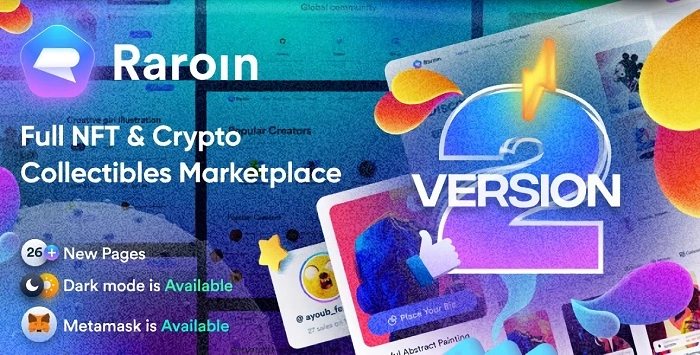 Raroin NFT Marketplace Theme