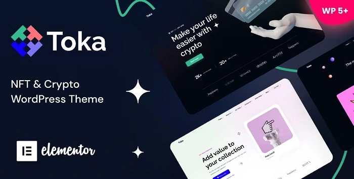 Toka – NFT & Crypto WordPress