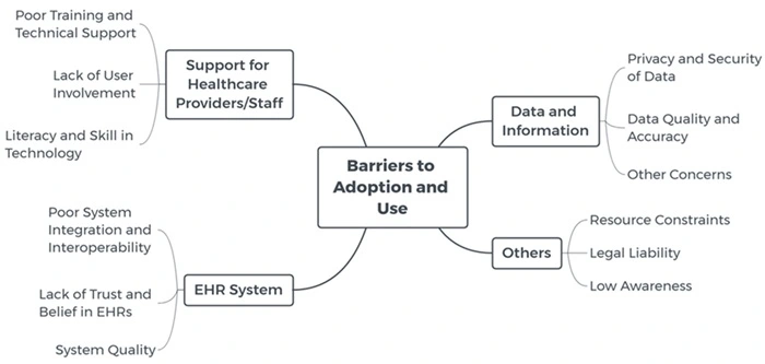 Some of the top EHR challenges