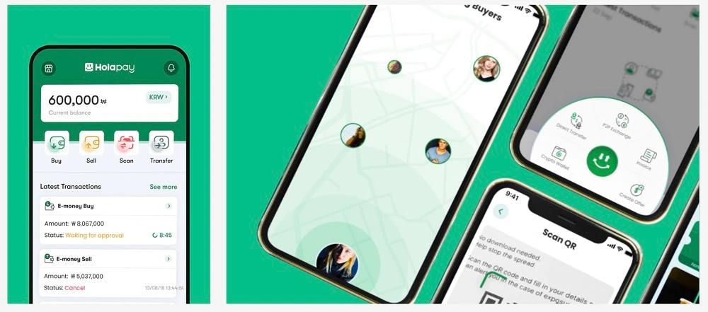 Holapay - E-wallet app developed by Synodus
