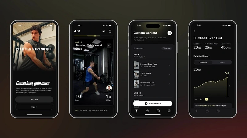 Peloton’s UI/UX